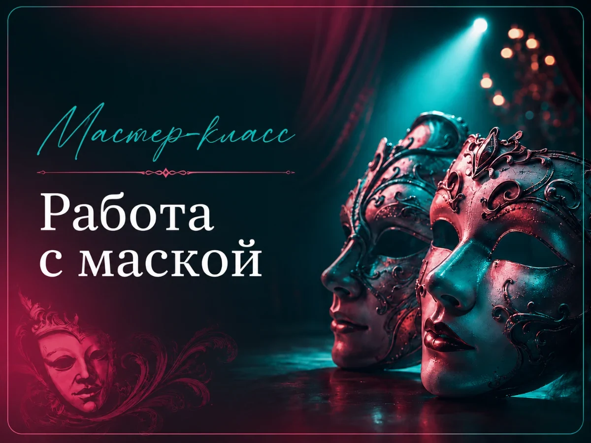 Мастер класс - Работа с театральной маской